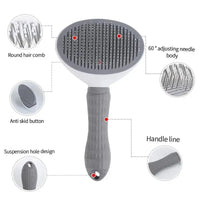 Self-Cleaning Pet Hair Remover Brush