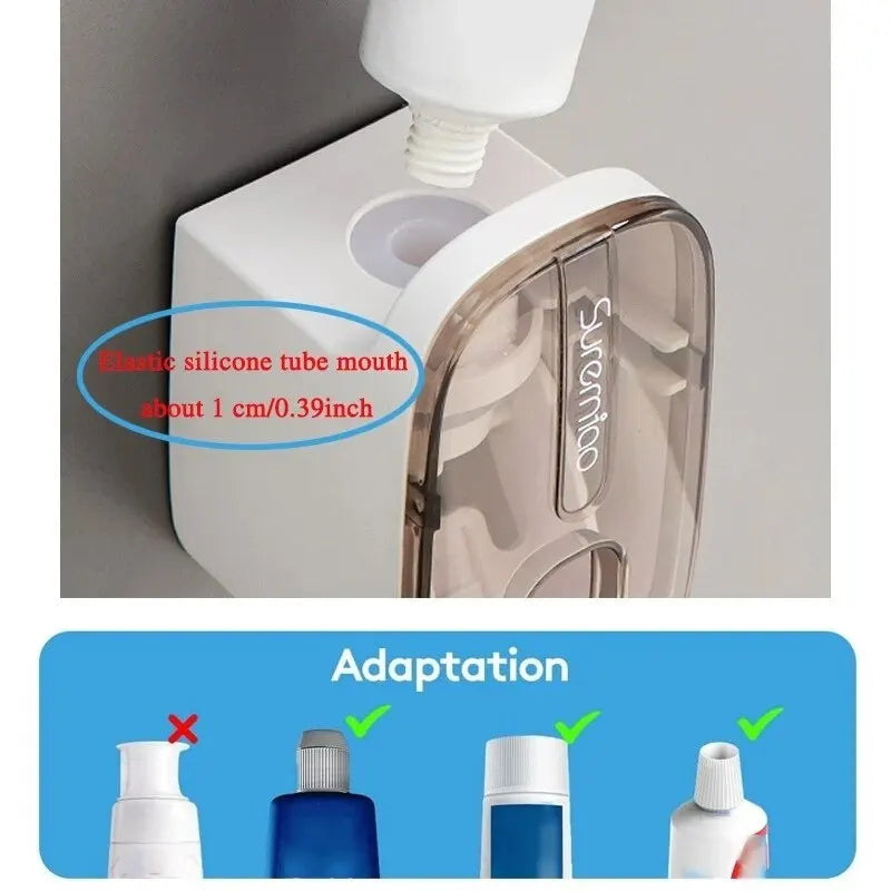 Automatic Toothpaste Dispenser & Holder